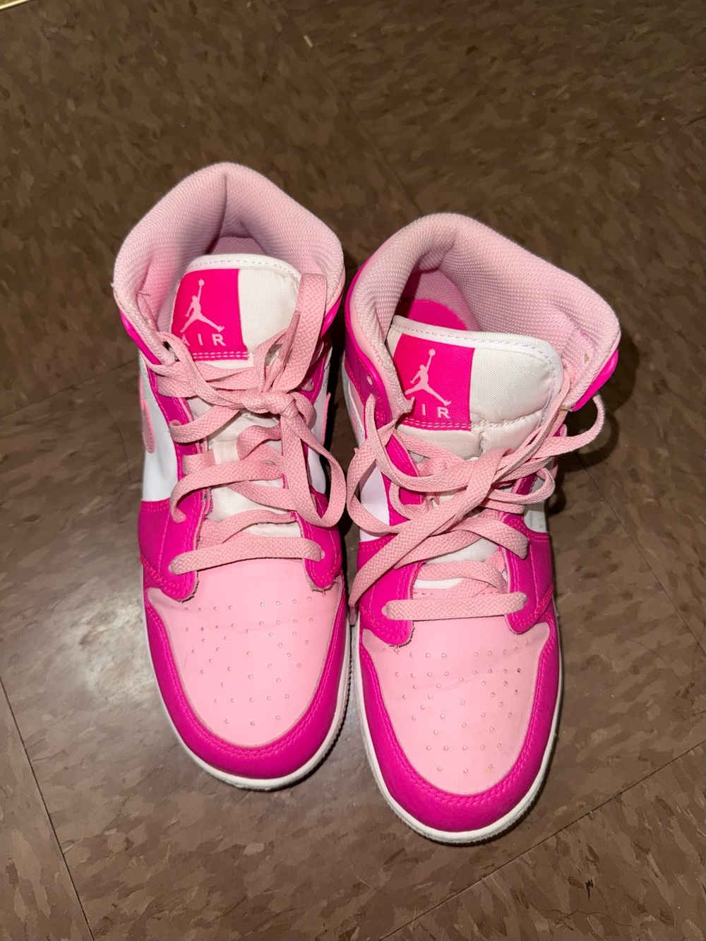 Jordan Pink High-Top Sneakers
